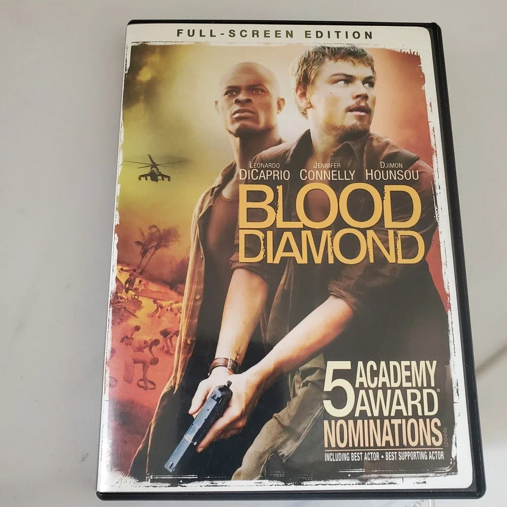 Blood Diamond DVD 2006 Full Screen Leonardo DiCaprio Jennifer Connelly Warner Br - Picture 1 of 8